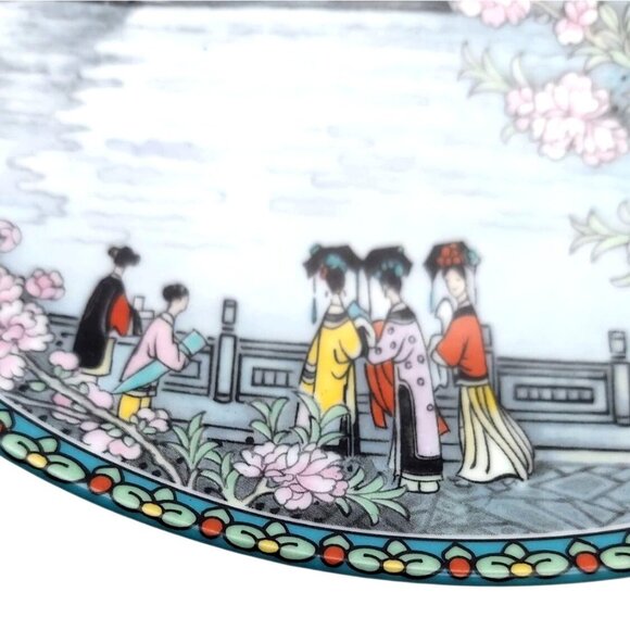 Imperial Jingdezhen Porcelain Plate Summer Palace Marble Boat Bradford Exchange - Picture 3 of 7